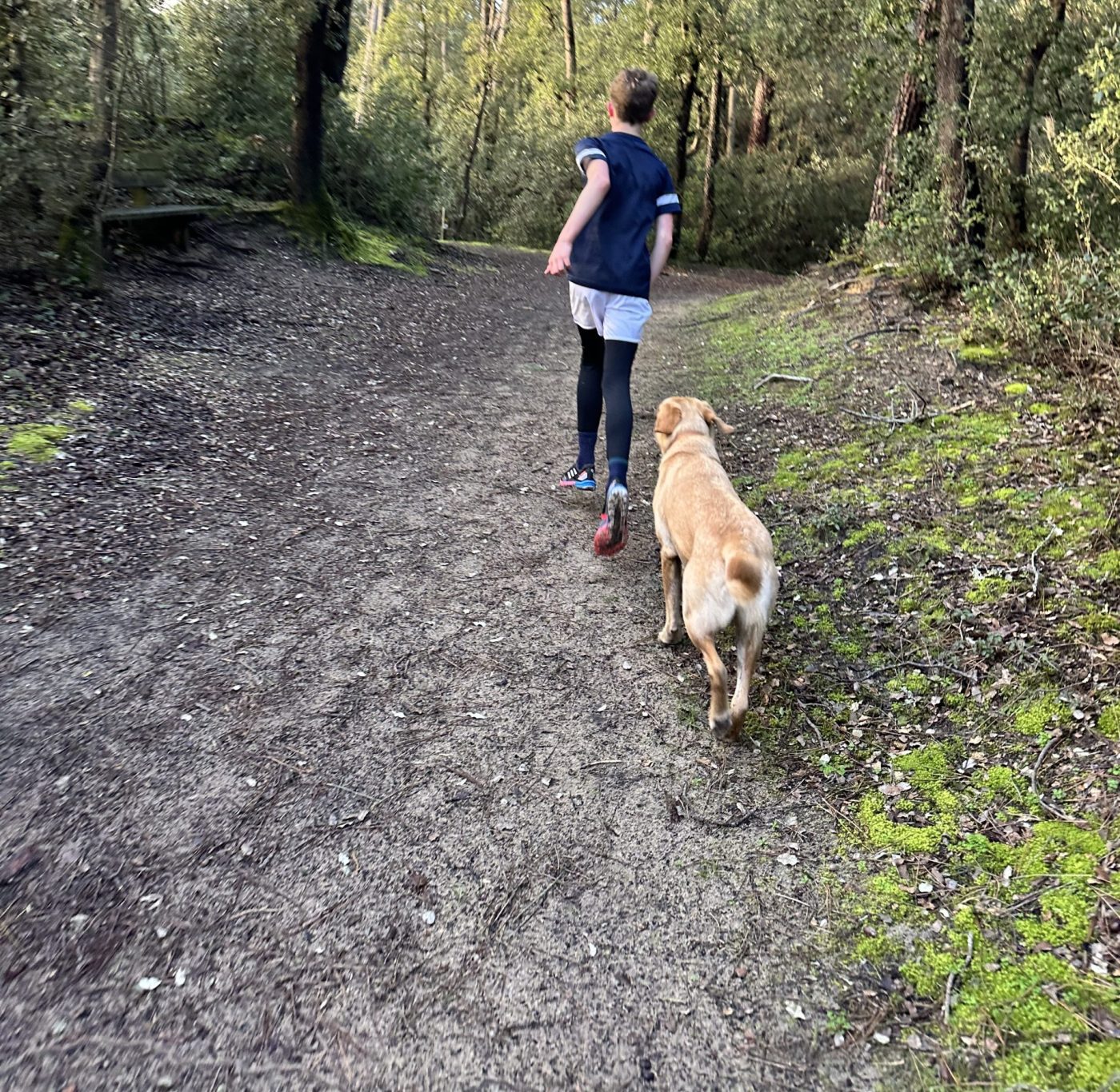 Courir avec son enfant